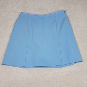 EP Pro Women's 10 Blue Pleated Performance Preppy Tennis Pickleball Golf Skort
